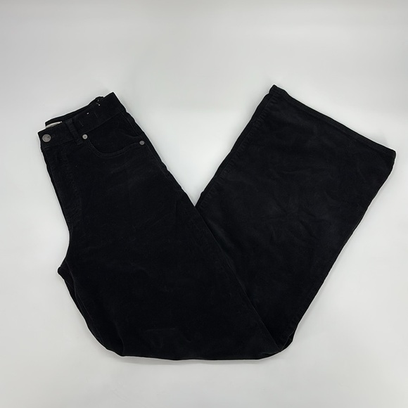 Madewell Superwide-Leg Pants in Corduroy in True Black size 24‎ NWT NT151 - Picture 7 of 14